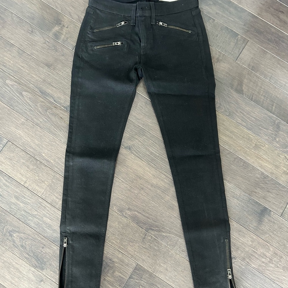 rag & bone Black Skinny Jeans